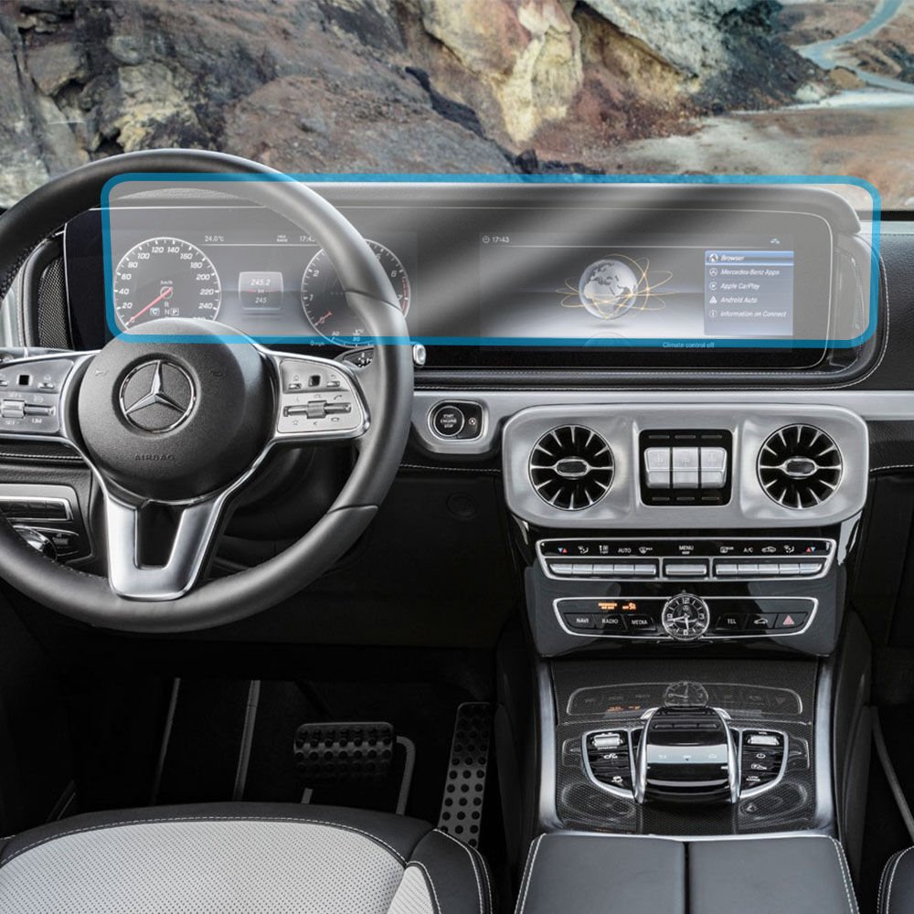 MERCEDES BENZ G-CLASS AMG 2018 MULTİMEDYA EKRAN PPF KAPLAMA