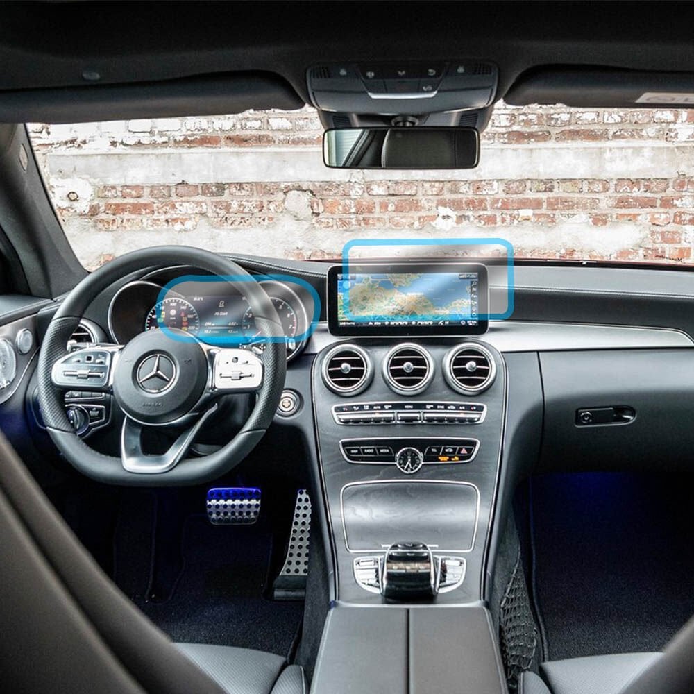 MERCEDES BENZ C-CLASS 2019 MULTİMEDYA EKRAN PPF KAPLAMA