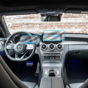 MERCEDES BENZ C-CLASS 2019 MULTİMEDYA EKRAN PPF KAPLAMA