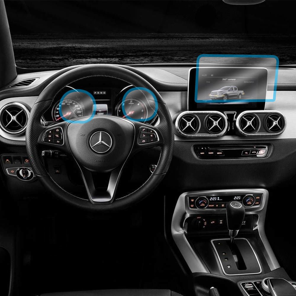 MERCEDES BENZ X-CLASS 2018 MULTİMEDYA EKRAN PPF KAPLAMA