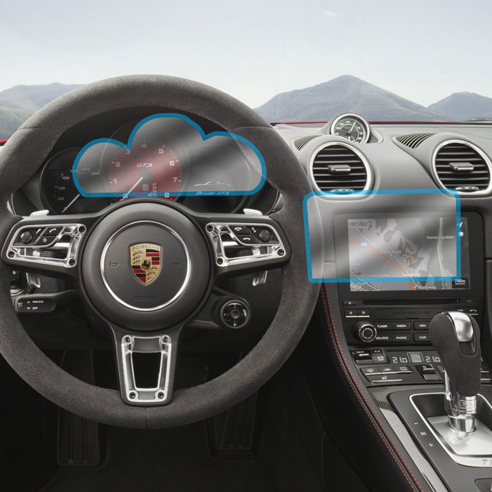 PORSCHE 718 CAYMAN GTS 2019 MULTİMEDYA EKRAN PPF KAPLAMA
