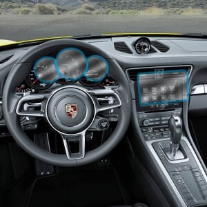 PORSCHE 911 2018 MULTİMEDYA EKRAN PPF KAPLAMA