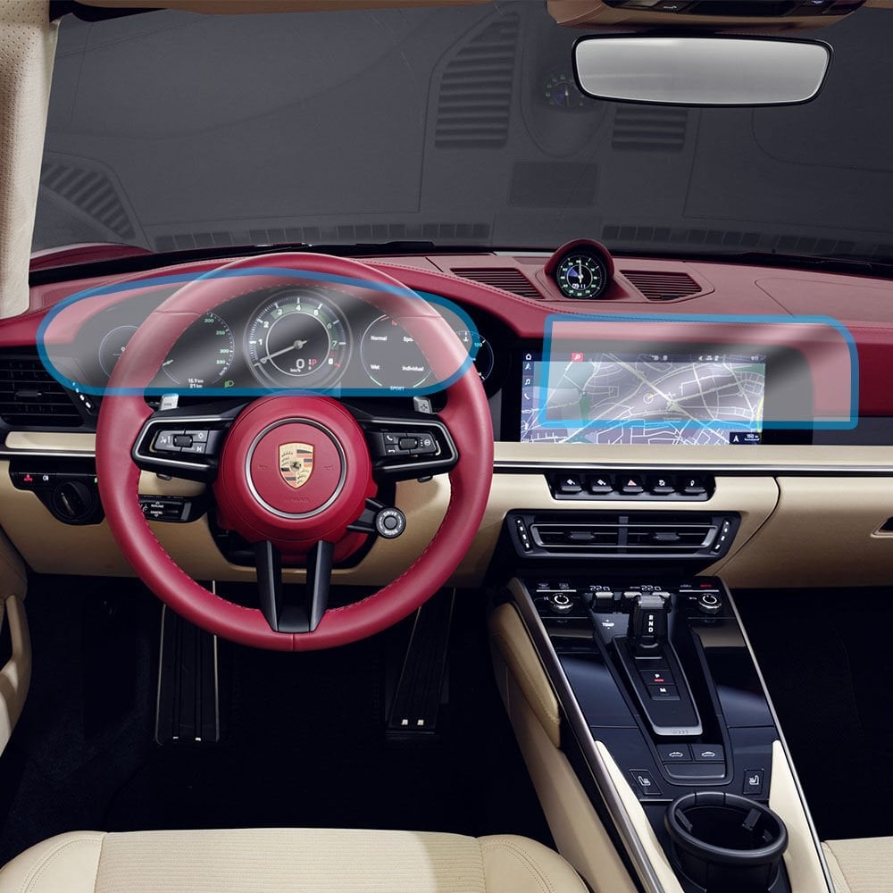 PORSCHE 911 TARGA 4 2020 MULTİMEDYA EKRAN PPF KAPLAMA