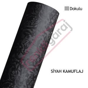GRAFITYP DECO SERİSİ - SİYAH KAMUFLAJ FOLYOSU
