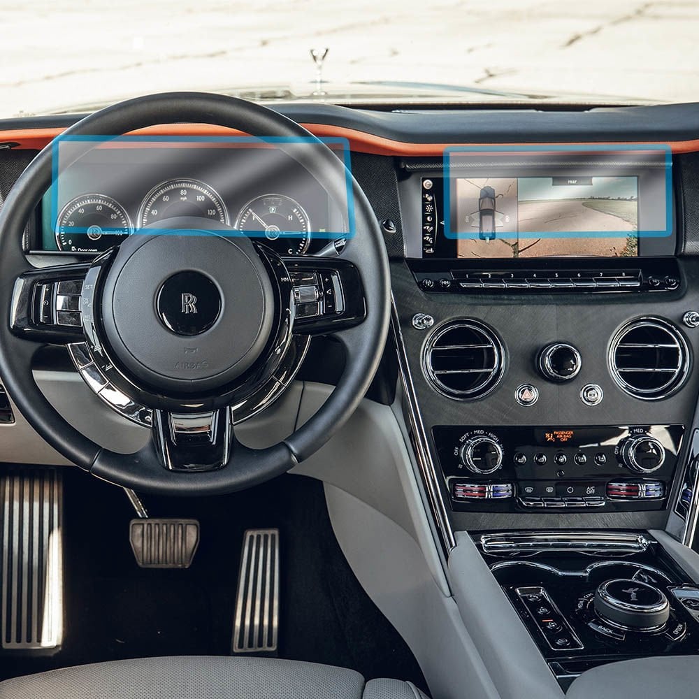 ROLLS ROYCE CULLINAN 2019 MULTİMEDYA EKRAN PPF KAPLAMA