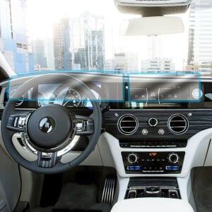 ROLLS ROYCE GHOST 2020 MULTİMEDYA EKRAN PPF KAPLAMA