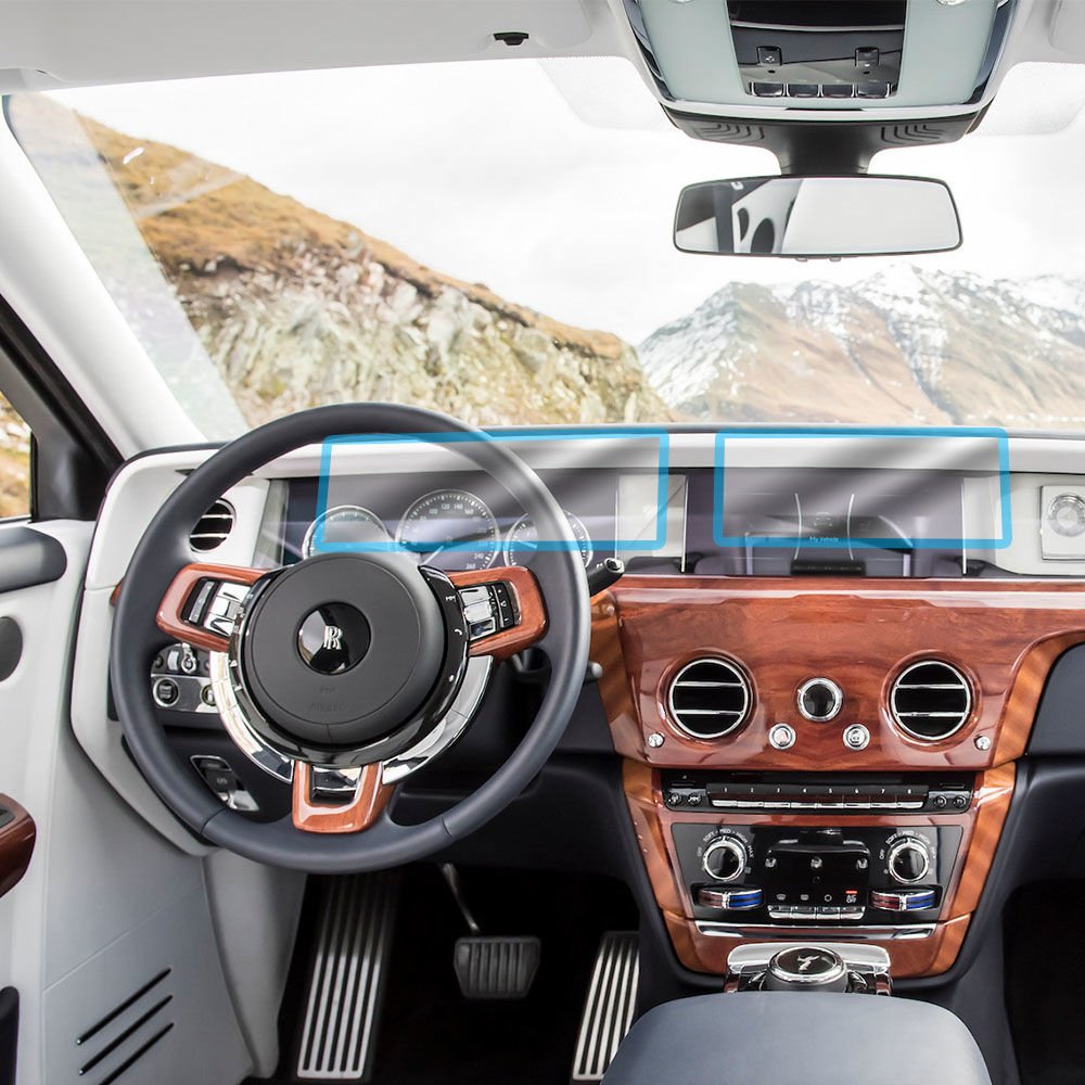ROLLS ROYCE PHANTOM 2018 MULTİMEDYA EKRAN PPF KAPLAMA