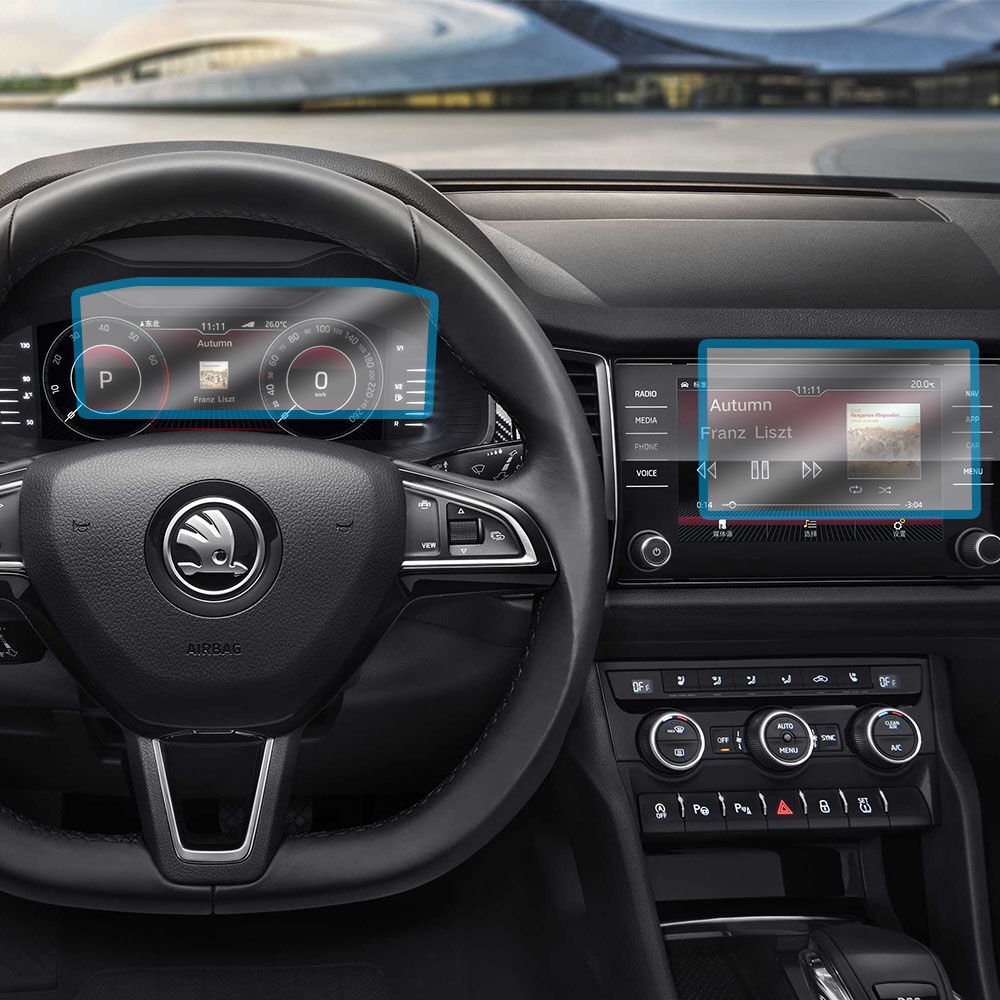 SKODA KODIAQ 2021 MULTİMEDYA EKRAN PPF KAPLAMA