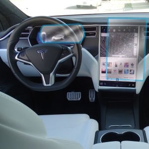 TESLA MODEL X 2017 MULTİMEDYA EKRAN PPF KAPLAMA
