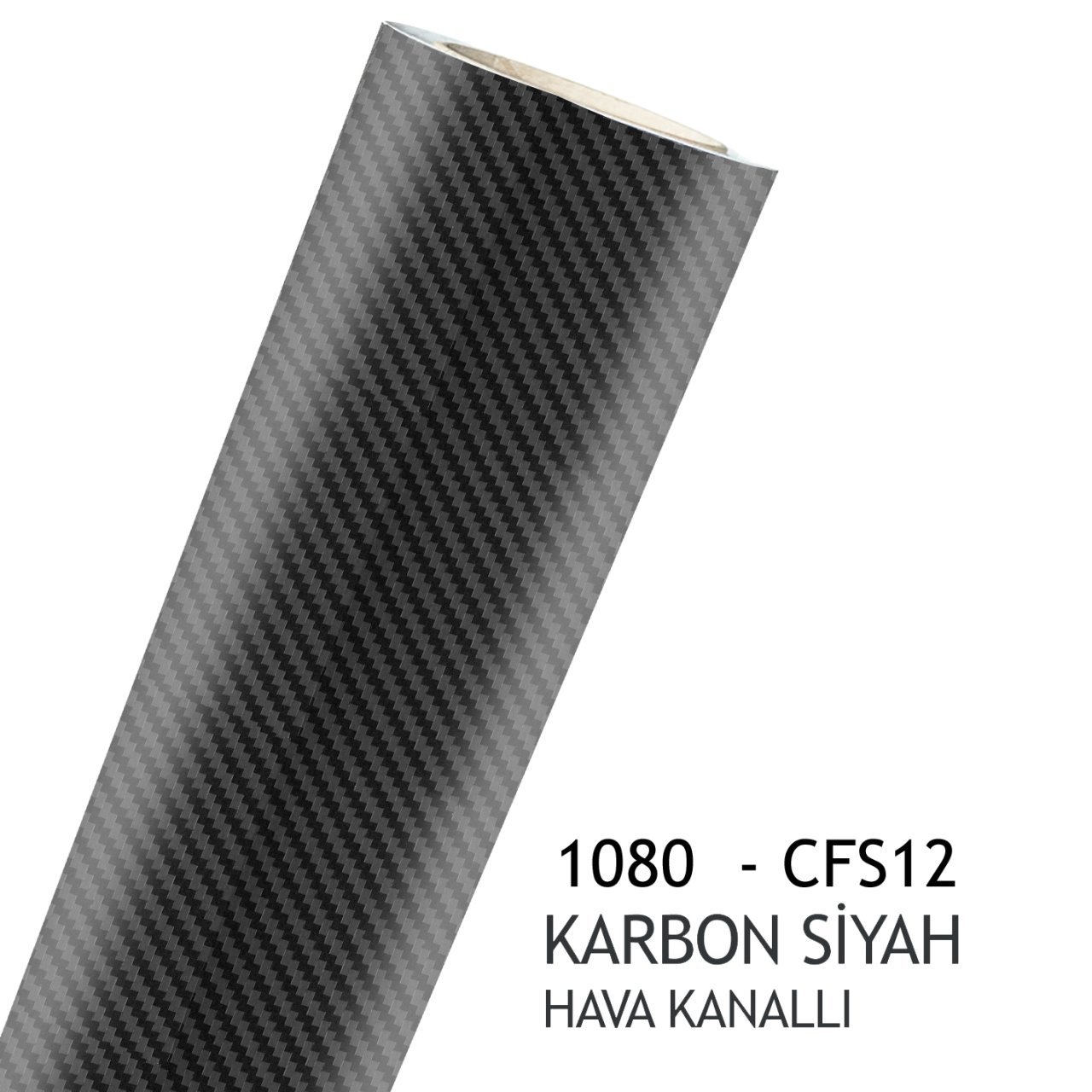 3M 2080 CFS12 - CARBON BLACK (HAVA KANALLI) 152cm x 1m