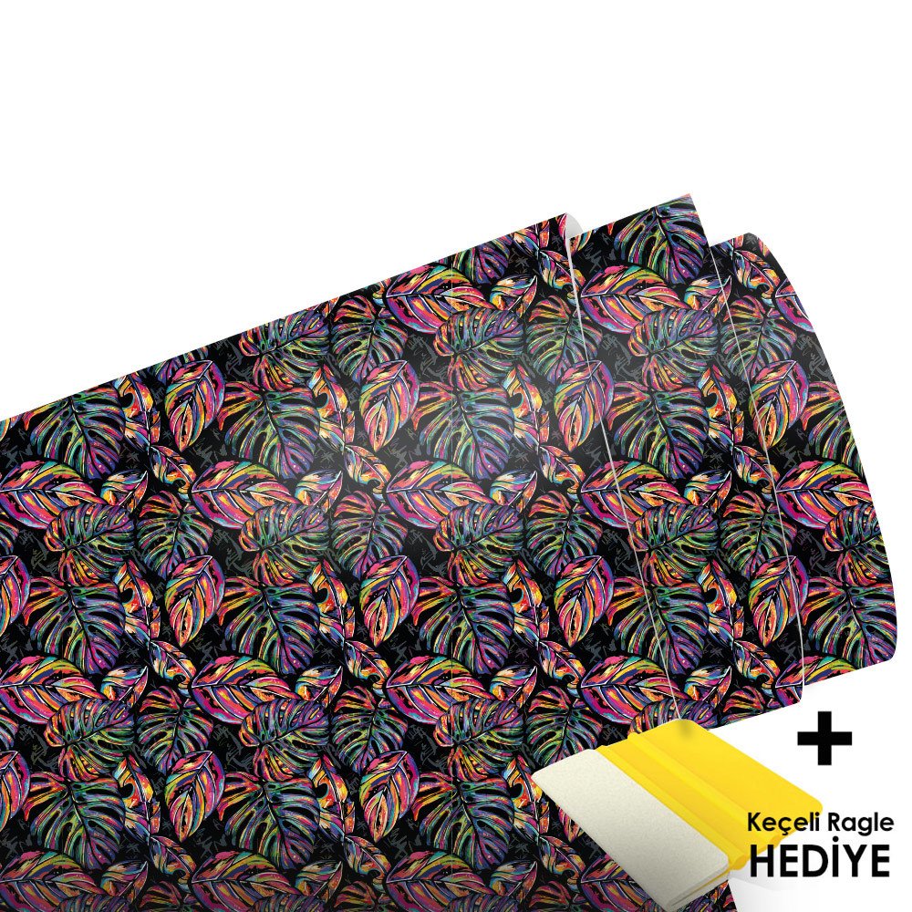 Tropical Samba Araç Kaplama Folyosu (Laminasyonlu) 152cm x 1m