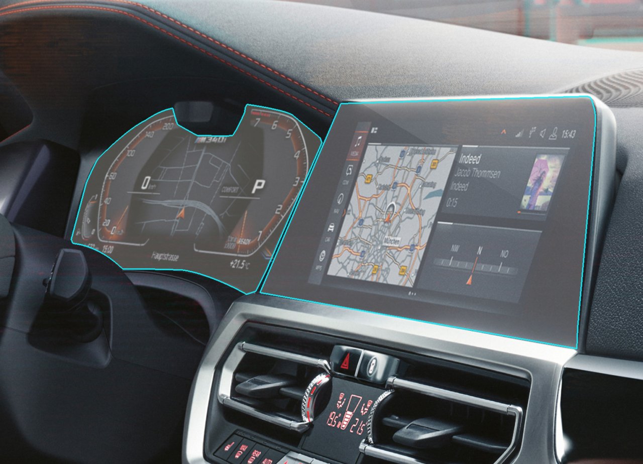BMW G30 LCI POLİÜRETAN EKRAN KORUMA FİLMİ (2 ADET)
