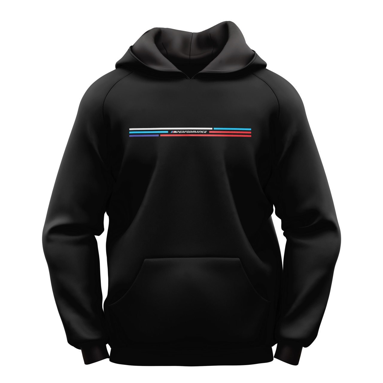 M Line Siyah Kapşonlu Sweatshirt