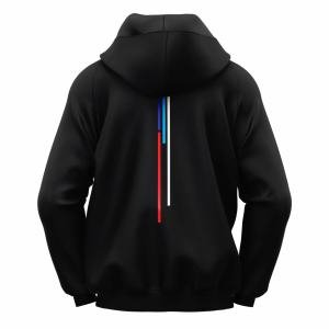 M Line Siyah Kapşonlu Sweatshirt
