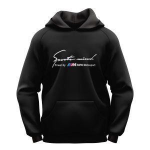 M Sport Siyah Kapşonlu Sweatshirt