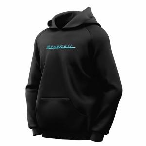 MS Siyah Kapşonlu Sweatshirt