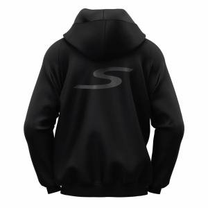 Turbo S Siyah Kapşonlu Sweatshirt