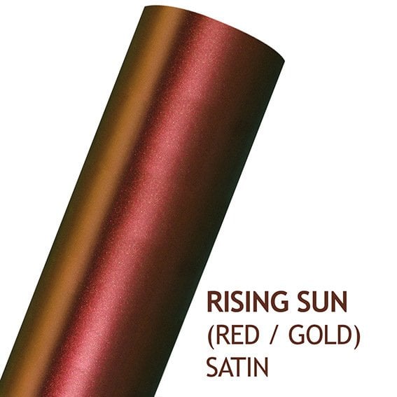 AVERY COLORFLOW SATIN RISING SUN (RED/GOLD)
