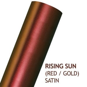 AVERY COLORFLOW SATIN RISING SUN (RED/GOLD)