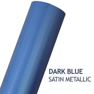 AVERY SATIN METALLIC DARK BLUE