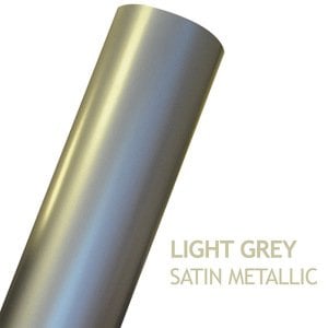 AVERY SATIN METALLIC LIGHT GREY