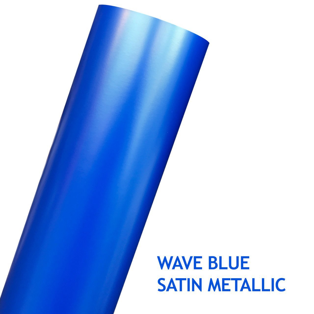 AVERY SATIN METALLIC WAVE BLUE