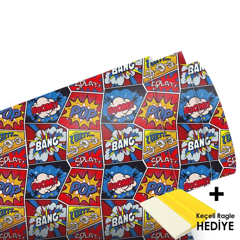 Retro Metrelik Araç Kaplama Folyosu (Laminasyonlu)