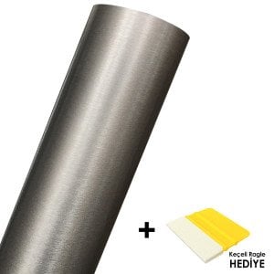 Avery Titanium Brush (Fırça Desenli) Metrelik Araç Kaplama Folyosu