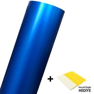 3M Satin Perfect Blue Metrelik Araç Kaplama Folyosu