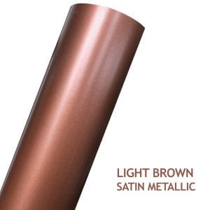 AVERY SATIN METALLIC LIGHT BROWN