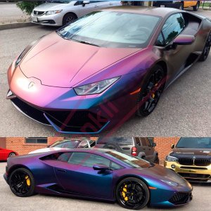 AVERY COLORFLOW SATIN RUSHING RIPTIDE (CYAN/PURPLE)