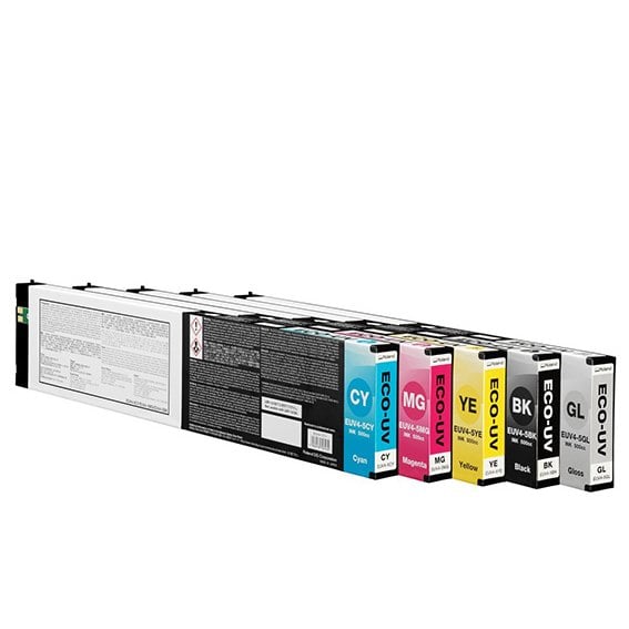 Eco UV 220cc Ver 4 C/M/Y/K/WH/GL Mürekkep