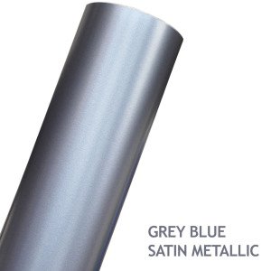 AVERY SATIN METALLIC GREY BLUE