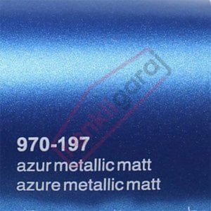 ORACAL 970-197 MATT METALLIC AZURE (HAVA KANALLI)