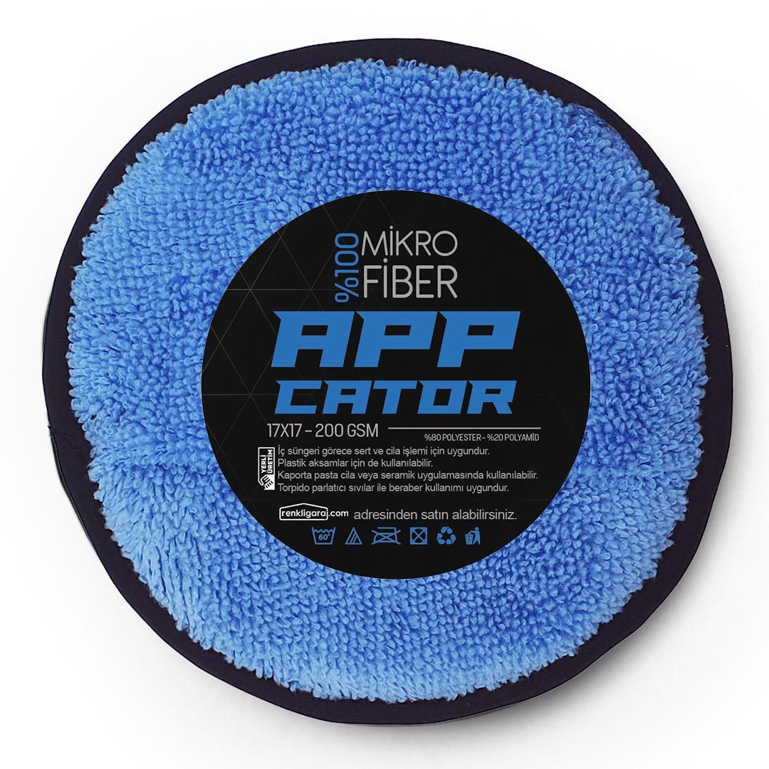 APPCATOR MİKROFİBER PASTA CİLA PEDİ (17X17)