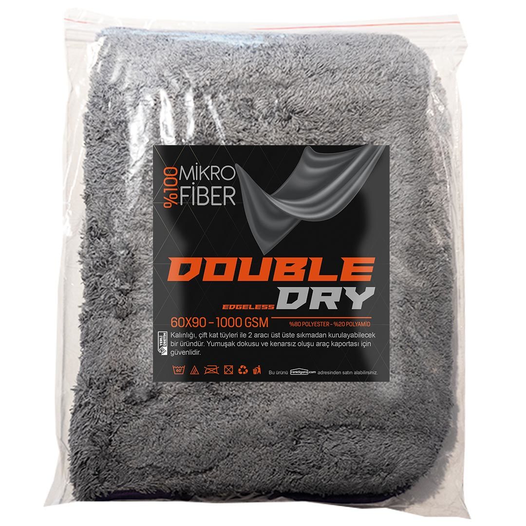 DOUBLE DRY MİKROFİBER OTO KURULAMA HAVLUSU