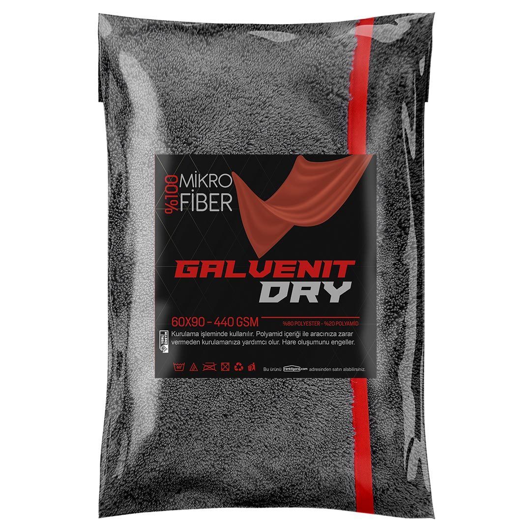 GALVENİT DRY MİKROFİBER OTO KURULAMA HAVLUSU (60X90)