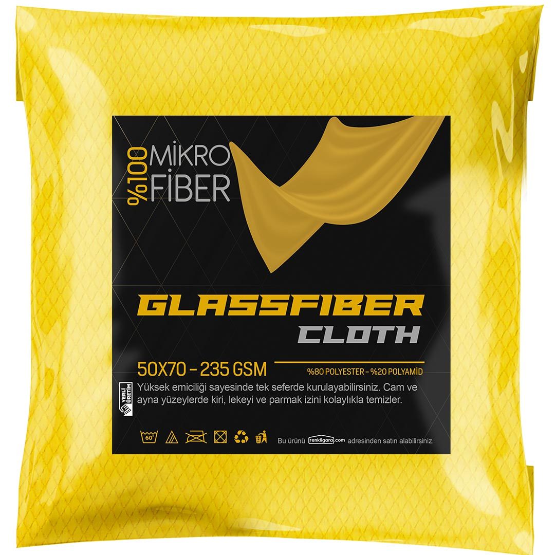 GLASSFIBER MİKROFİBER OTO CAM BEZİ