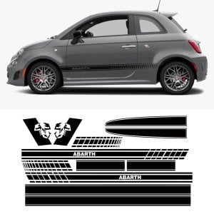FIAT ABARTH 500 FULL STICKER SET