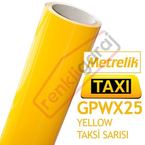 GRAFITYP GPWX25 TAKSİ SARISI / METRELİK (KOYU SARI)