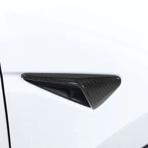 TESLA MODEL Y ORJİNAL PARLAK KARBON SİNYAL KAPAĞI