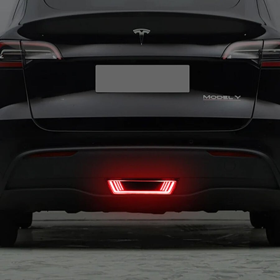 TESLA MODEL Y ARKA TAMPON AYDINLATMA