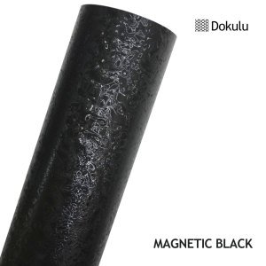 MAGNETIC BLACK DERİ GÖRÜNÜM (Dokulu) 152cm x 1m