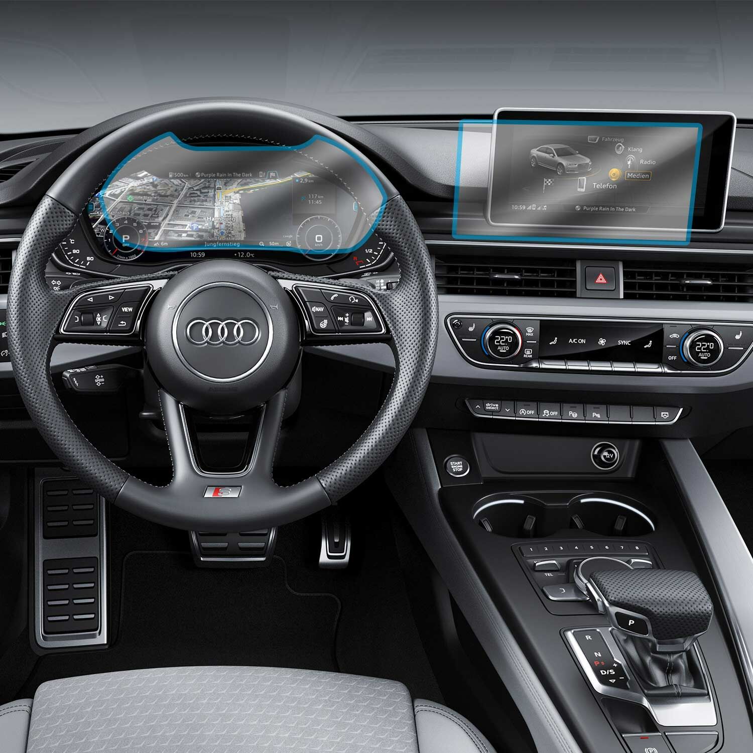 AUDI A3 2021 SLINE MULTİMEDYA EKRAN PPF KAPLAMA