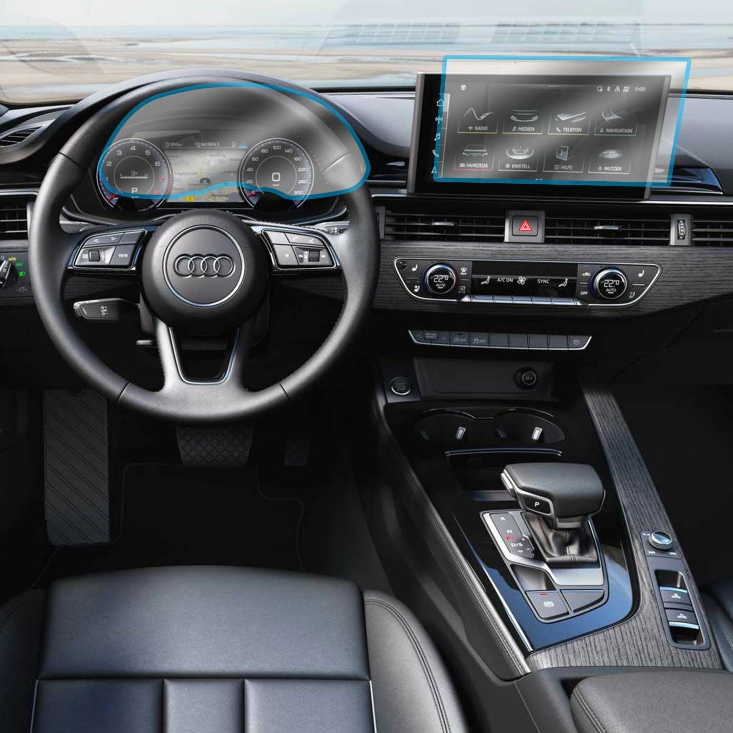 AUDI A4 2019 SLINE MULTİMEDYA EKRAN PPF KAPLAMA