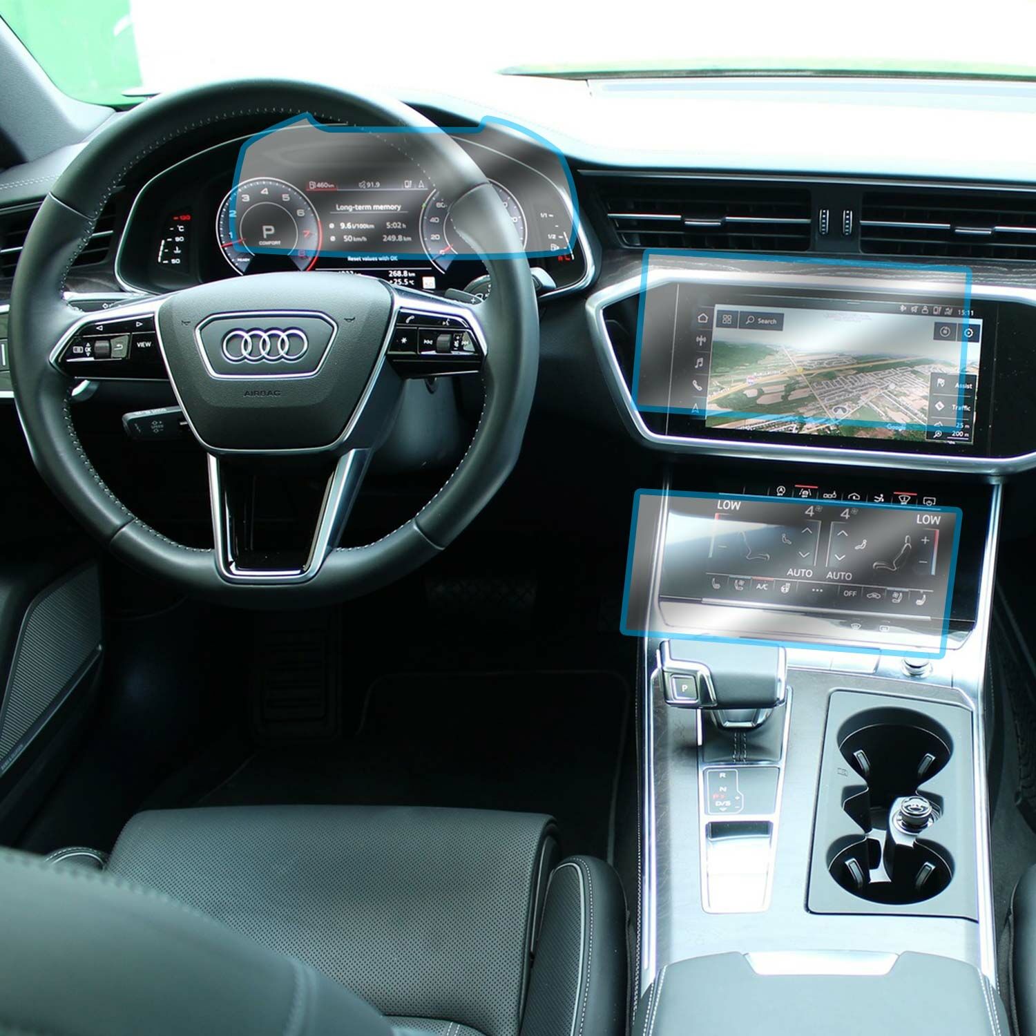 AUDI A7 2019 MULTİMEDYA EKRAN PPF KAPLAMA