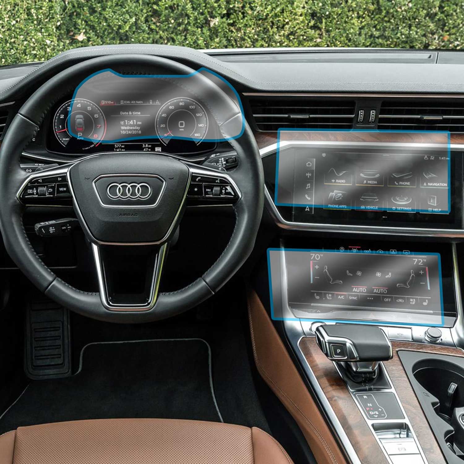 AUDI A6 2019 SLINE MULTİMEDYA EKRAN PPF KAPLAMA