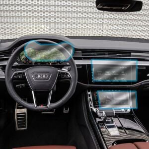 AUDI A8 MULTİMEDYA EKRAN PPF KAPLAMA