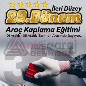 ARAÇ KAPLAMA ÖZEL EĞİTİM PAKETİ (İleri Düzey)