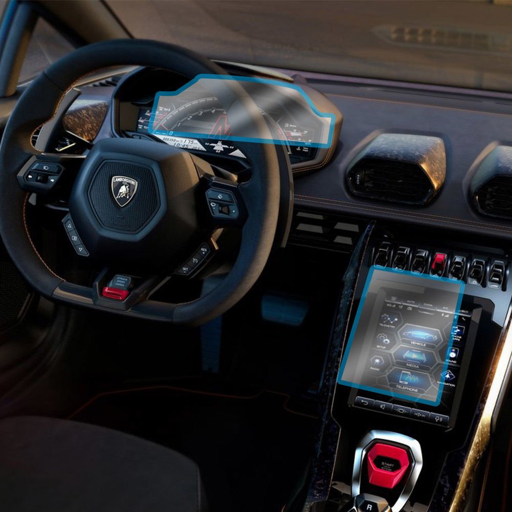 LAMBORGHINI HURACAN EVO 2019 MULTİMEDYA EKRAN PPF KAPLAMA
